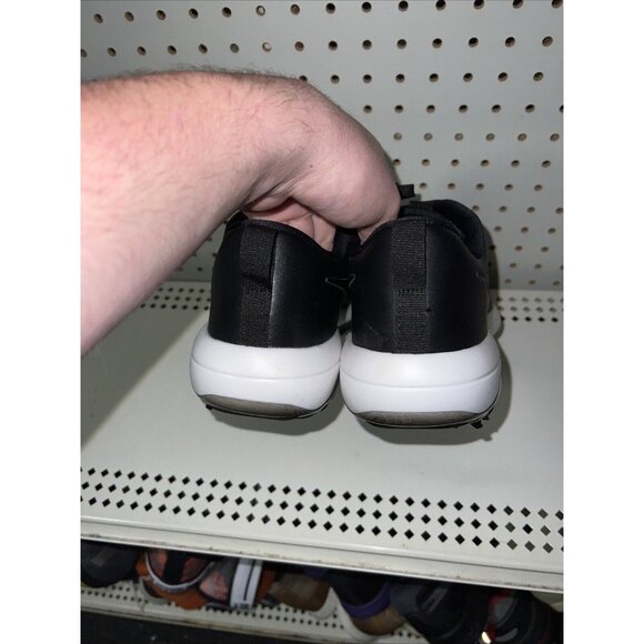 Nike Roshe G Tour Mens Leather Golf Shoes Spikes Size 9 WIDE Black White main image 8
